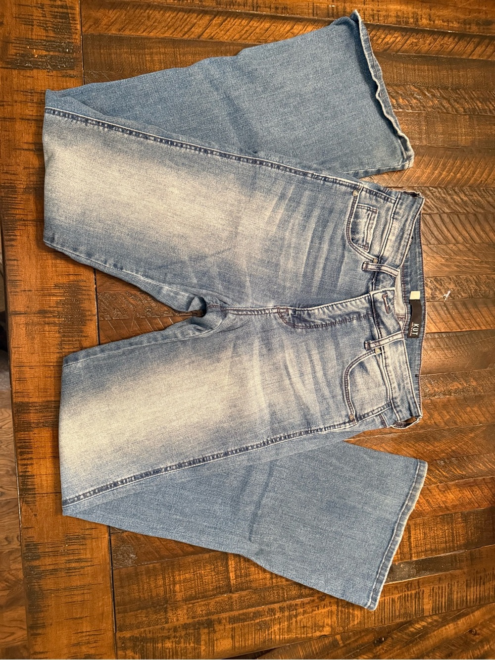 Kut from the Kloth Medium Blue Straight Leg Jeans